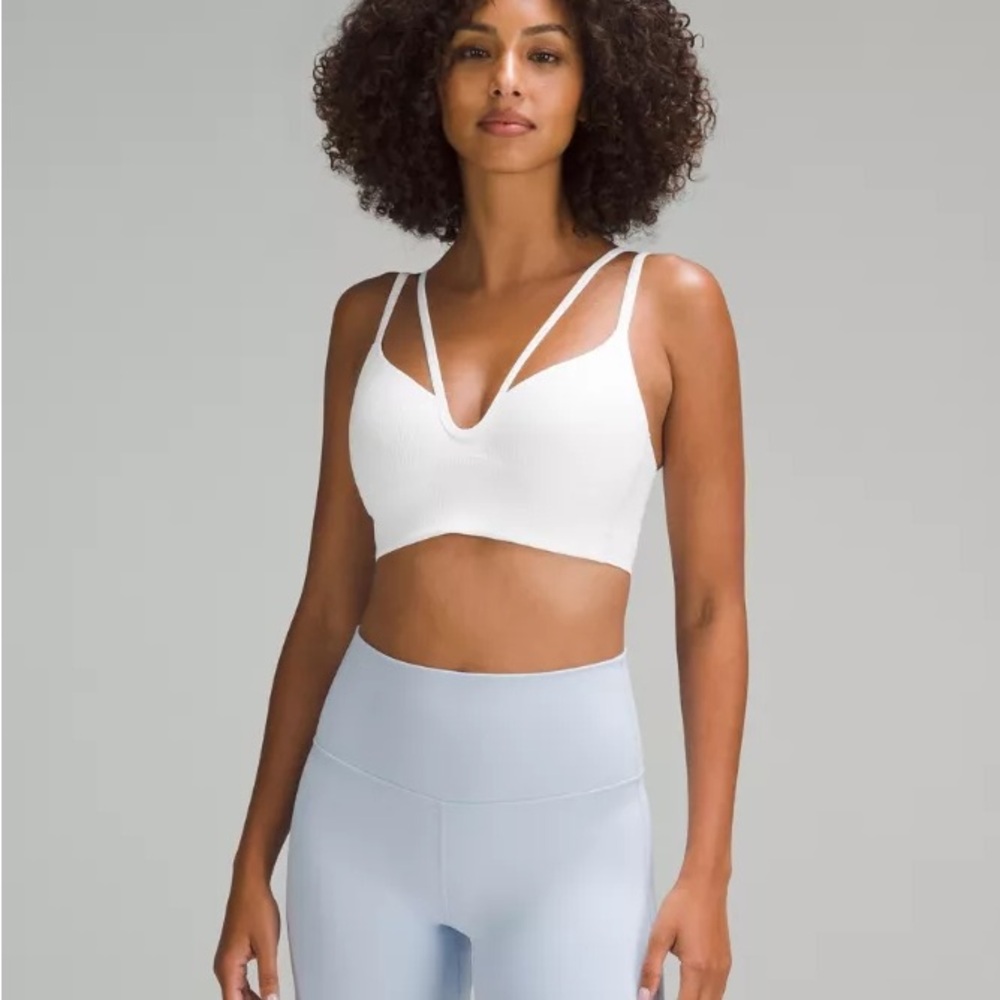 Lululemon Like a cloud Strappy longline Ribbed bra 6